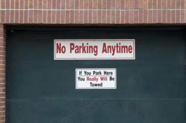 No Parking in Boston clipart