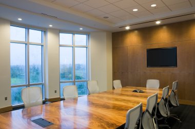 Interior of Conference Room clipart