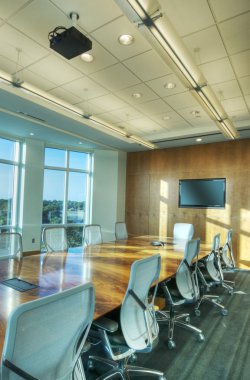 HDR of Conference Room clipart