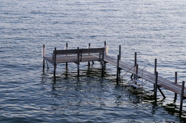 Dock at Lake Okoboji clipart