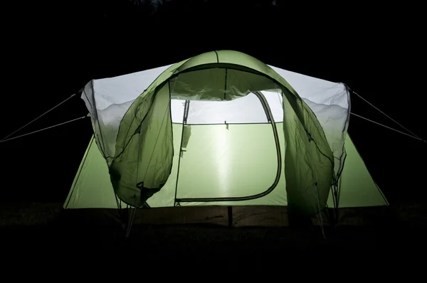 Glowing Tent — Stock Photo, Image