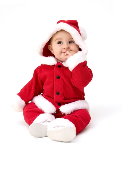Baby verkleed voor Kerstmis — Stockfoto