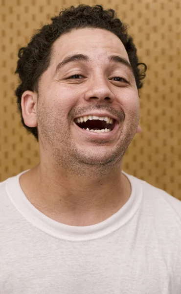 Puerto Rican Male Laughing — Stock Photo, Image