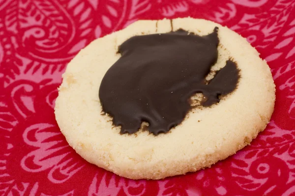 Cokelat Duet Cookie — Stok Foto