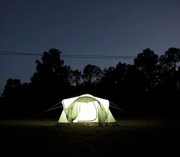 Camping at Night — Stock Photo, Image
