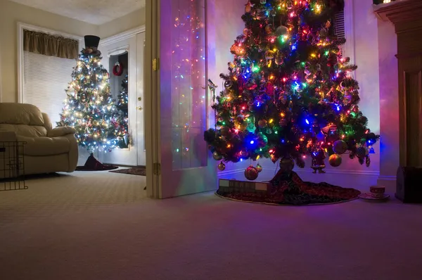 stock image House Decorated for Christmas