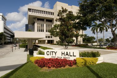 City Hall in West Palm Beach clipart