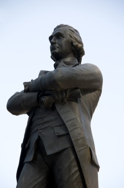 Sam Adams Statue in Boston clipart