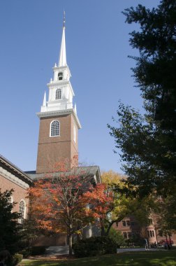 Harvard in the Fall clipart