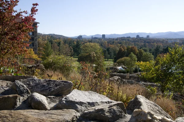 Podzim v asheville, Severní Karolína — Stock fotografie
