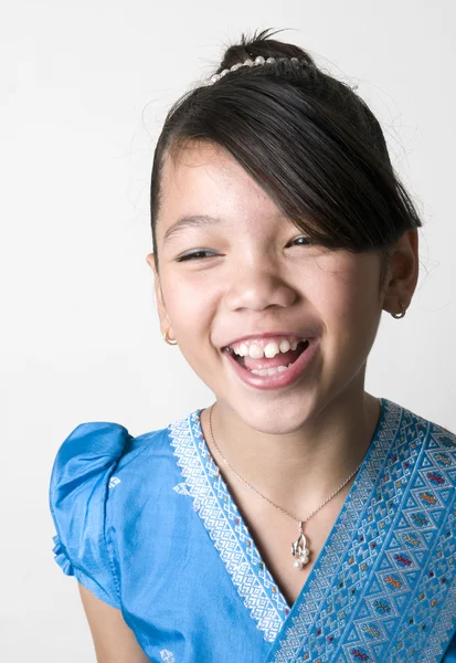 Aziatisch meisje lachen — Stockfoto
