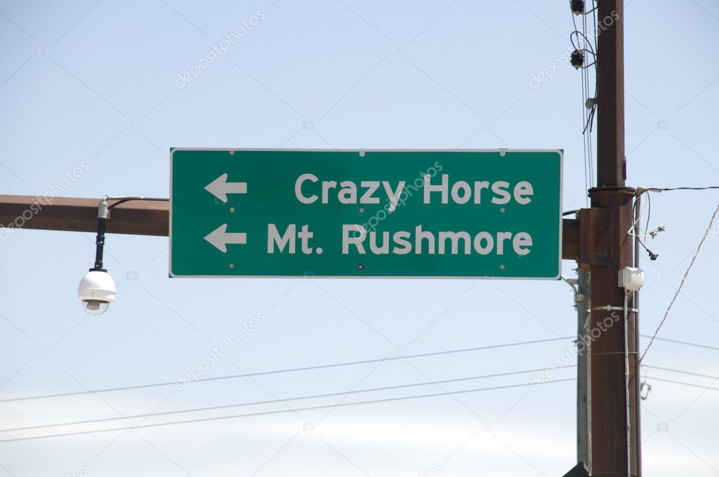Crazy Horse and Mt. Rushmore Sign