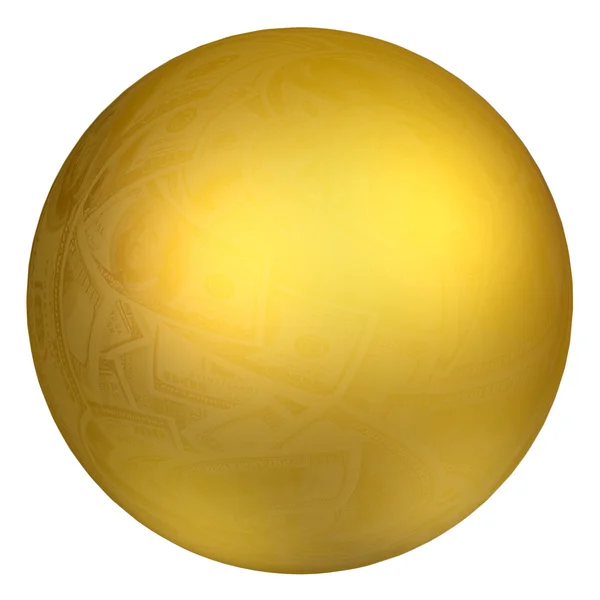 Esfera dorada — Foto de Stock