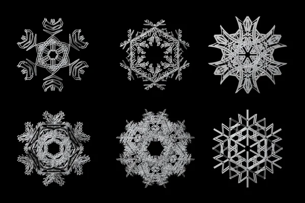 Snowflake collection — Stock Photo, Image