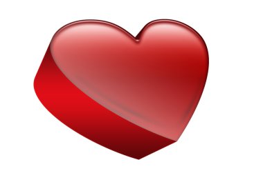 Heart shaped box clipart