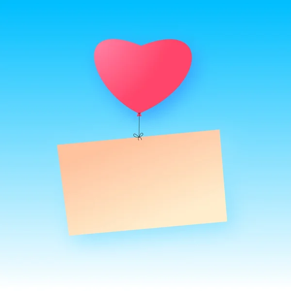 Carte cardiaque — Image vectorielle