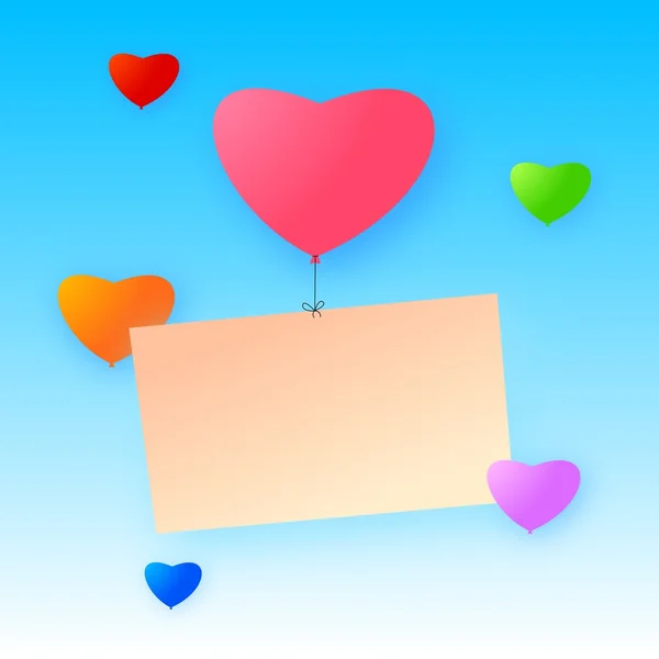 Κάρτα καρδιά — Διανυσματικό Αρχείο