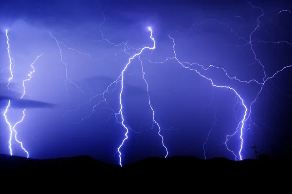 Lightnings strike — Stock Photo, Image