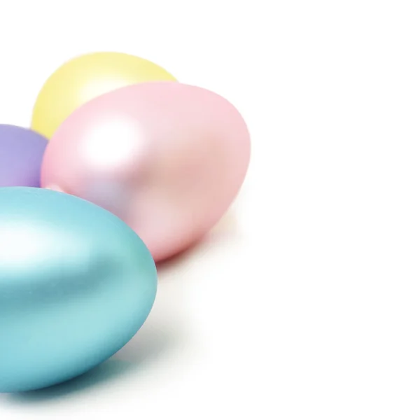 Easter eggs with copy space — Stock Photo, Image
