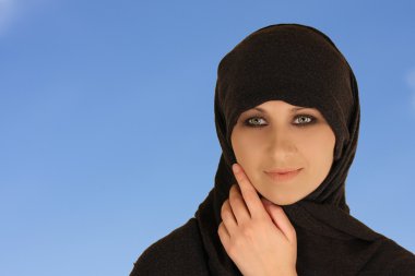 Genç Müslüman kadın