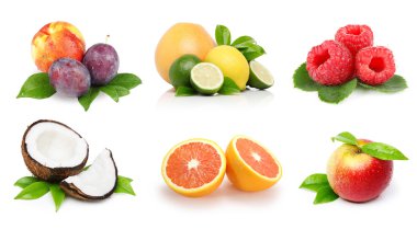 Fruit collection clipart