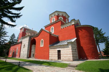 Serbian Orthodox Monastery clipart