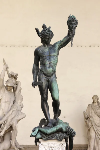 Perseus mit Medusenkopf — Stockfoto