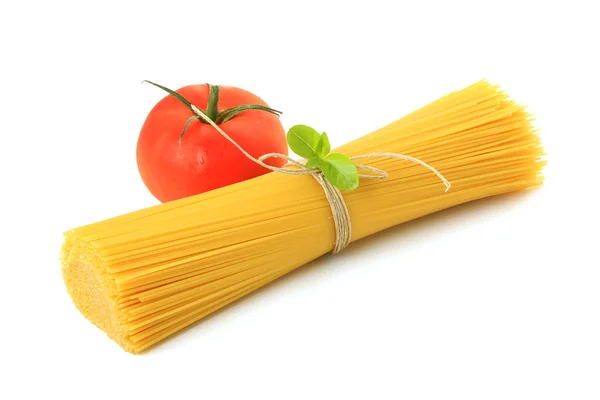 Spaghettis italiens et tomate — Photo