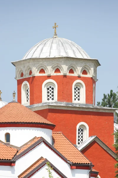 Srbského pravoslavného kláštera zica — Stock fotografie