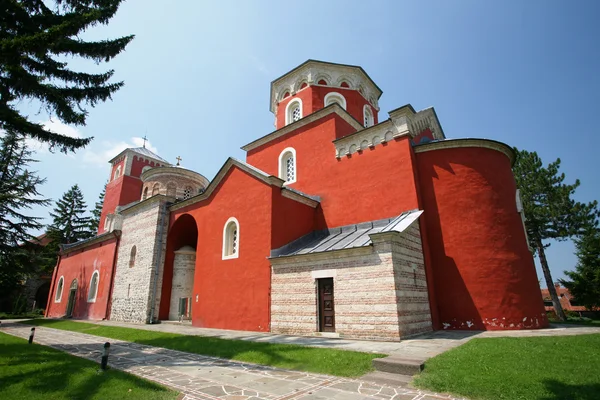 Сербский православный монастырь — стоковое фото
