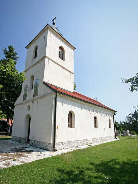 Serbian orthodox church in Sirogojno, Serbia