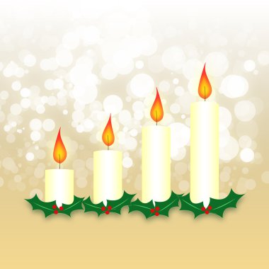 Advent wreath clipart