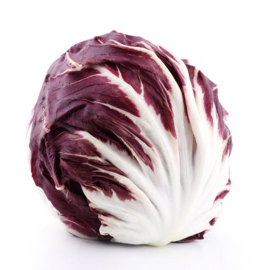 Fresh red radicchio clipart