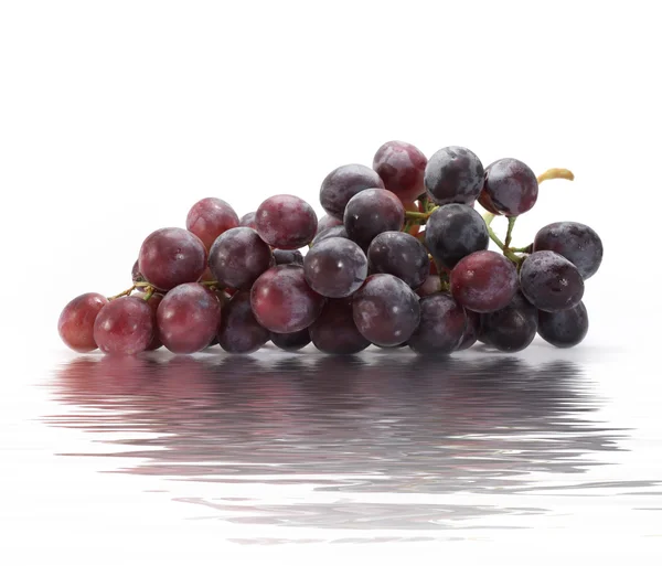 Red grape with reflection — Stock Photo, Image