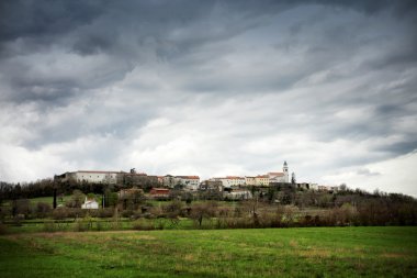 Historical village in Slovenia, Europe clipart