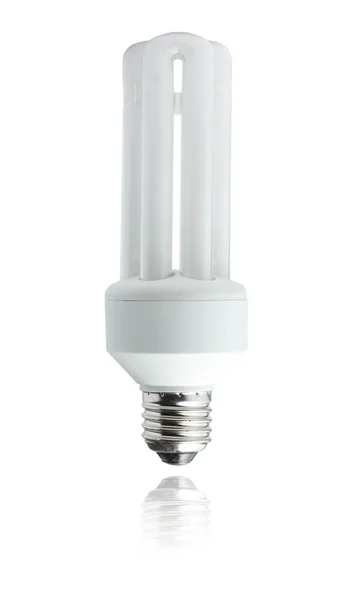 白いエネルギー セーバー電球 — ストック写真