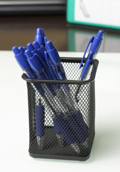 stock image Pens on the office desk