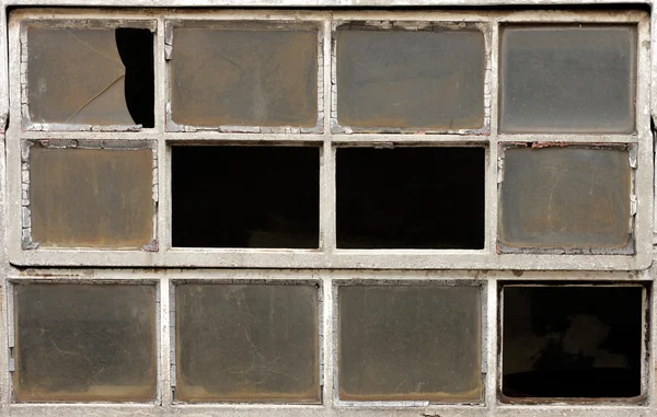 Old broken window — Stock Photo, Image