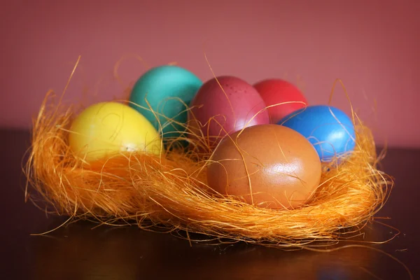 Boyalı Paskalya yumurtaları — Stok fotoğraf
