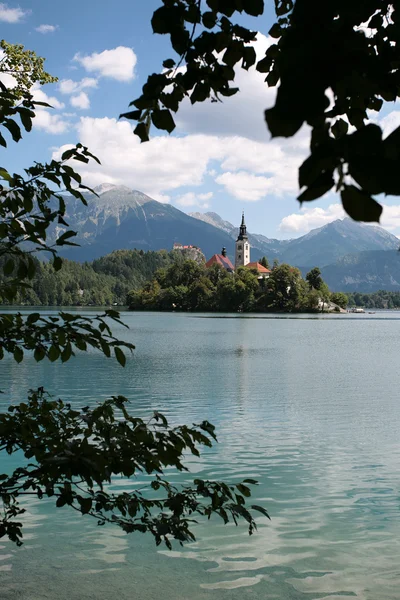 Bled Island in Slovenia — Stock Photo, Image