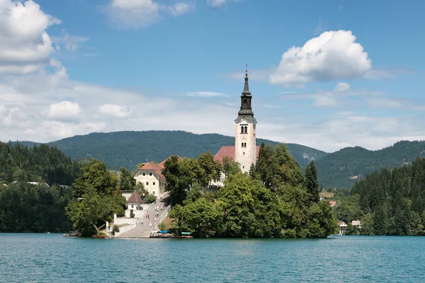 Île de Bled en Slovénie — Photo