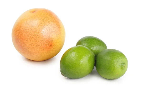Grapefrukt och lime — Stockfoto
