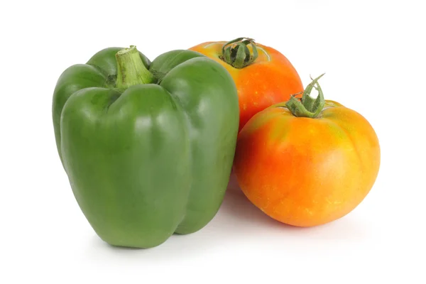 Gemüse, isoliert auf weiß — Stockfoto