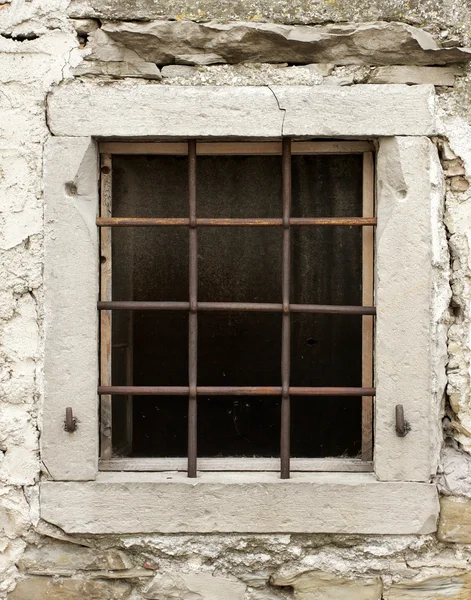 Old window with bars Stock Image