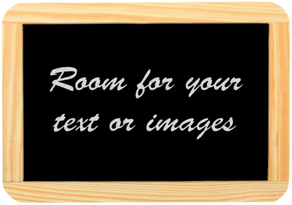 Blank blackboard with copy space — Stock Photo, Image