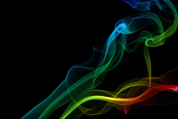 Abstrakt färgglada rök — Stockfoto