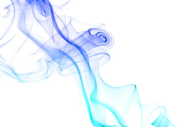 Fumée abstraite bleue — Photo