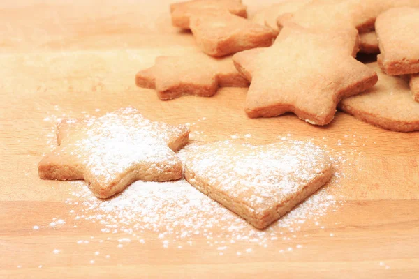 Domácí pečené chistmas soubory cookie — Stock fotografie