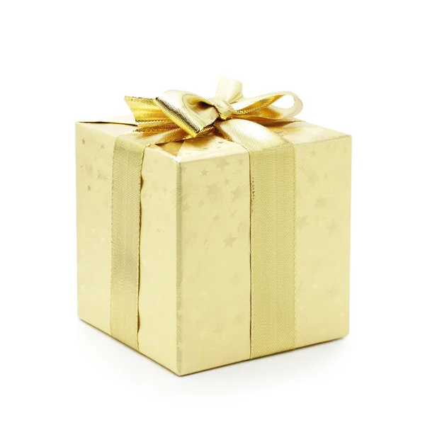 Golden present — Stock Photo, Image