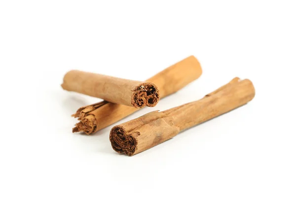 Three cinnamon sticks — Stock Photo, Image